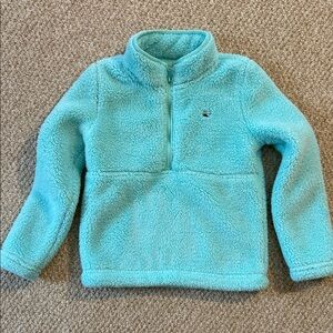 Vineyard Vines Kids Turquoise Fleece Hoodie